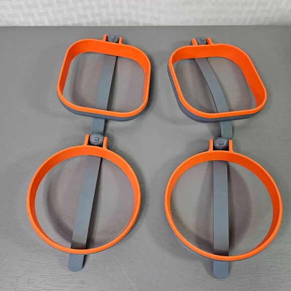 Blackstone Silicone Handles Pancake Mold Round and Square Shapes Egg Ring - Picture 2 of 3